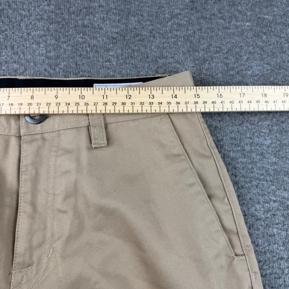 Volcom Chino Shorts Men's 29 Khaki Tan Frickin Modern Fit Repreve A0911600